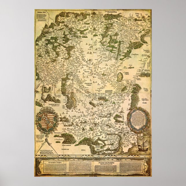 Póster Hungria do século XVI (Frente)