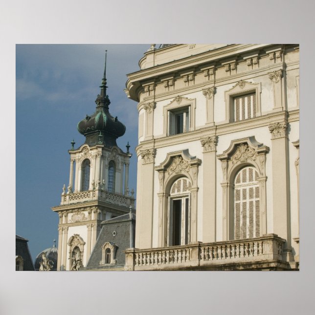 Póster HUNGRIA, Região do Lago Balaton, KESZTHELY: (Frente)