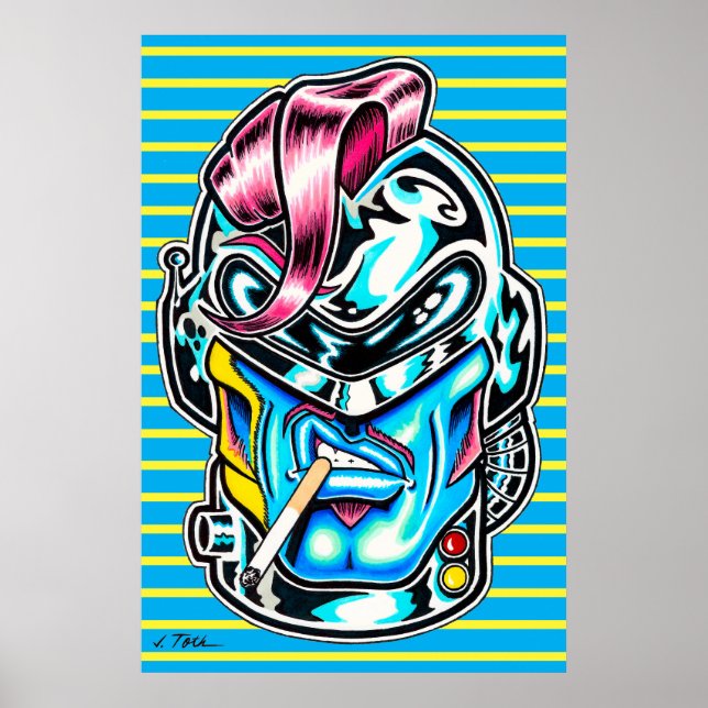 Poster Hunkuloid™: Axel Geargrinder™ (Frente)