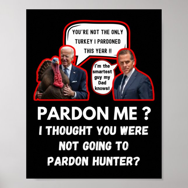 Poster Hunter Biden Sticker (Frente)