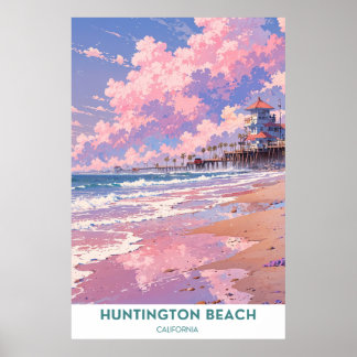 Poster Huntington Beach, Califórnia