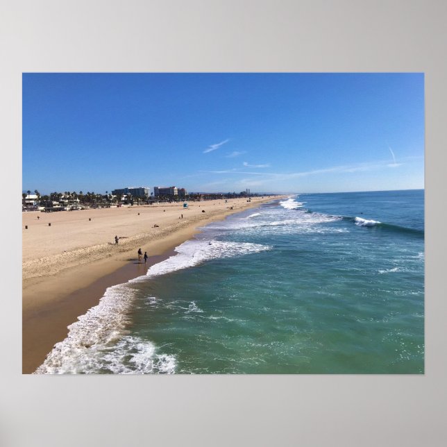 Poster Huntington Beach, Califórnia (Frente)