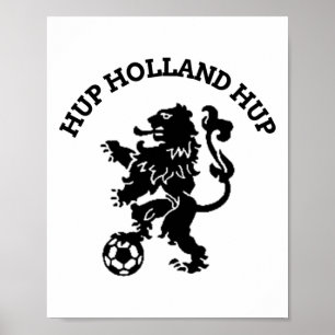 Poster Hup Holanda Hup Laranja Futebol Ll Viagem 