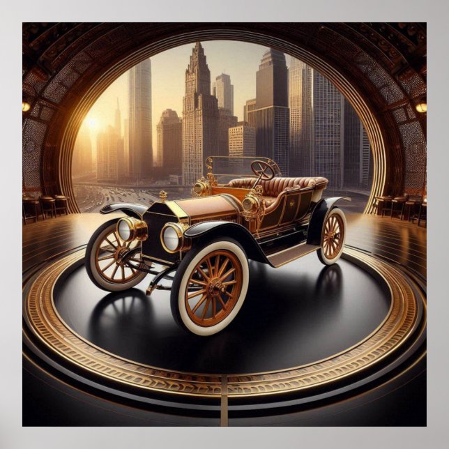 Poster Hupmobile Model 20 Roadster 01X (Frente)