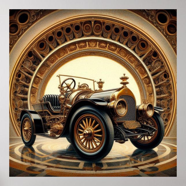 Poster Hupmobile Model 20 Roadster 02X (Frente)