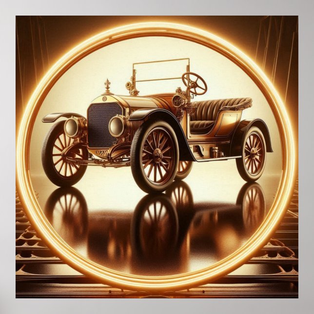 Poster Hupmobile Model 20 Roadster 04X (Frente)