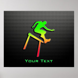 Póster Hurdler lustroso