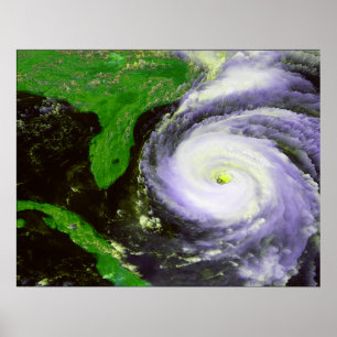 Poster Hurrican Fran fora de Florida - imagem de 1996