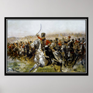 Póster Husardos de Napoleão Batalha de Friedland 1807