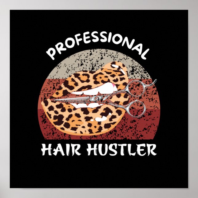 POSTER HUSTER PROFISSIONAL DE CABELO (Frente)