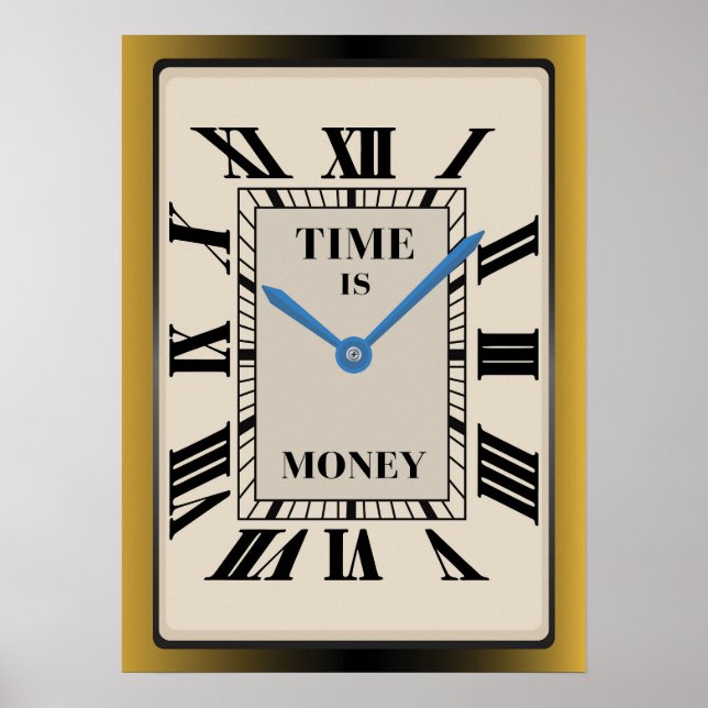 Poster Hustle O'Clock: O Posto de Motivação do Empreended (Frente)
