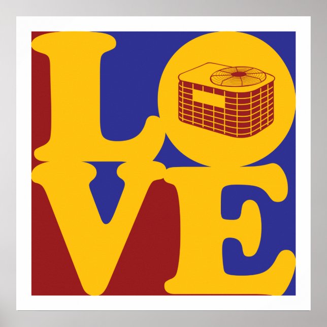 Poster HVAC Love (Frente)