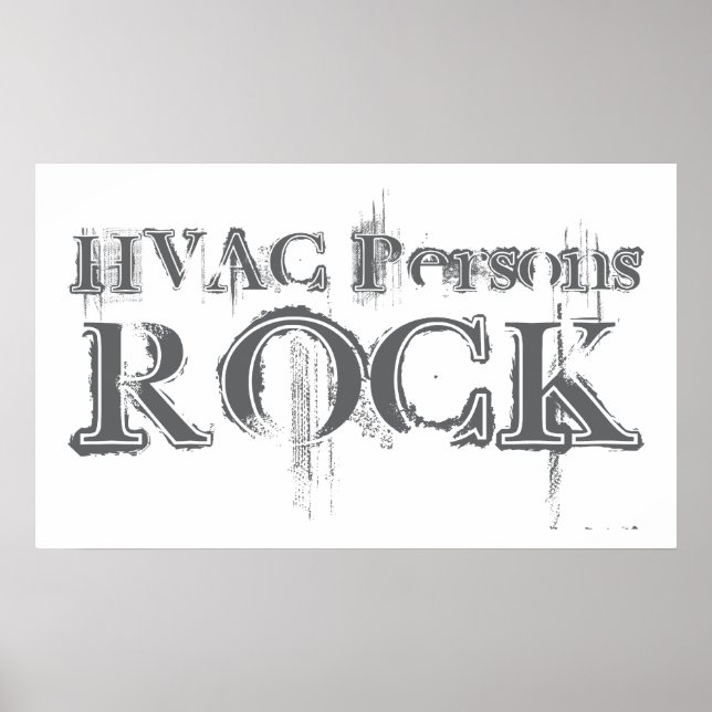 Poster HVAC People Rock (Frente)