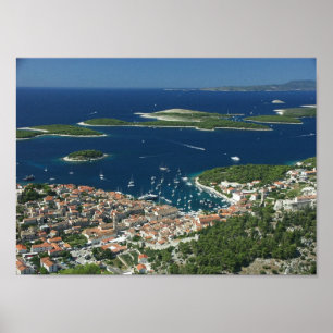 Poster Hvar Pakleni otoci Hrvatska