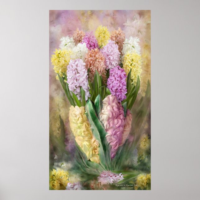 Póster Hyacinth Vase 2 Fine Art Poster/Impressão (Frente)