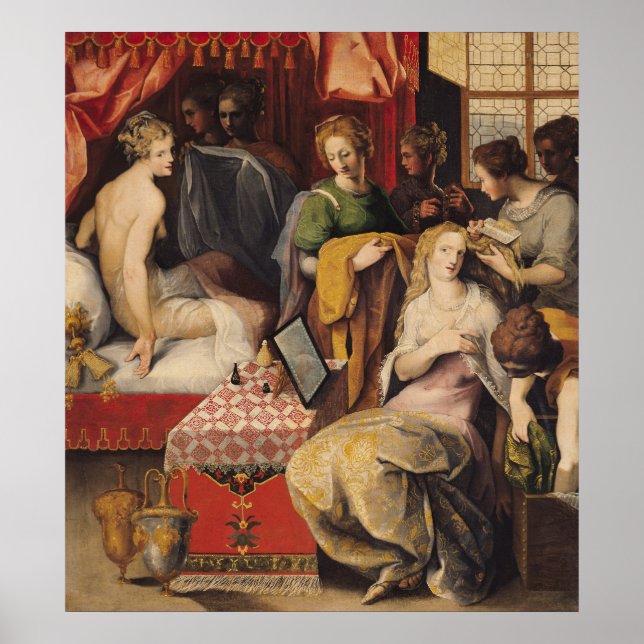 Poster Hyante e Climene em seu banheiro (Frente)