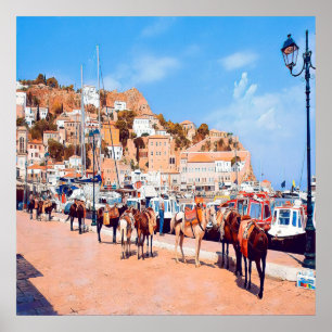 Poster HYDRA - mules at the port