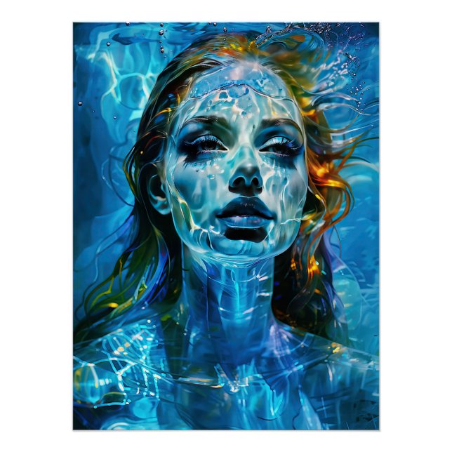 Póster "Hydralea" – Museu Subaquático em Movimento   (Frente)