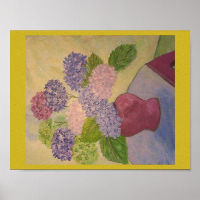 Póster Hydrangeas Whimsical (Frente)