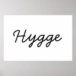 Poster Hygge Black Elegant