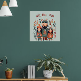 Poster Hygge Christmas Scandinavian Cozy Family