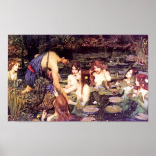 Poster Hylas e Ninfas