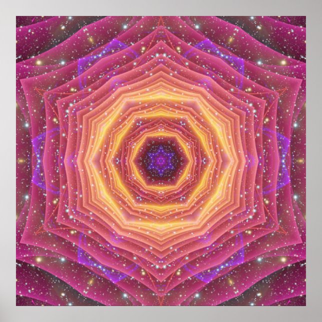 Poster Hyper Gate Mandala (Frente)