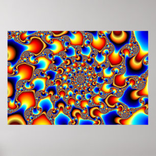 Poster Hypn0sis - Arte do Fractal