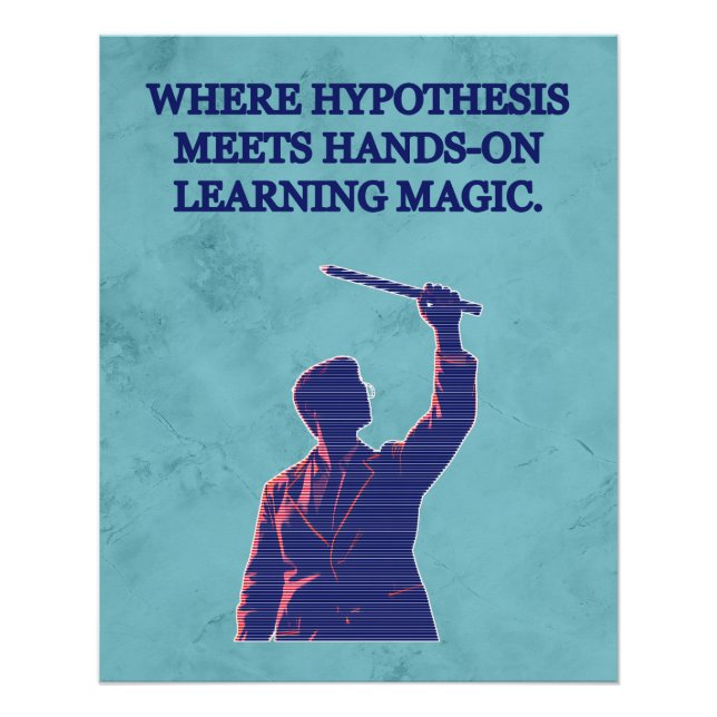 Póster Hypothesis Meets Hands-On Learning Science Magic (Frente)