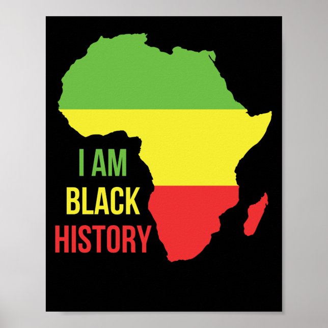 Poster I Am Black History (21) (Frente)