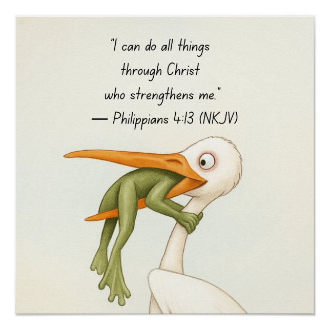 Póster I can do all things (Frente)