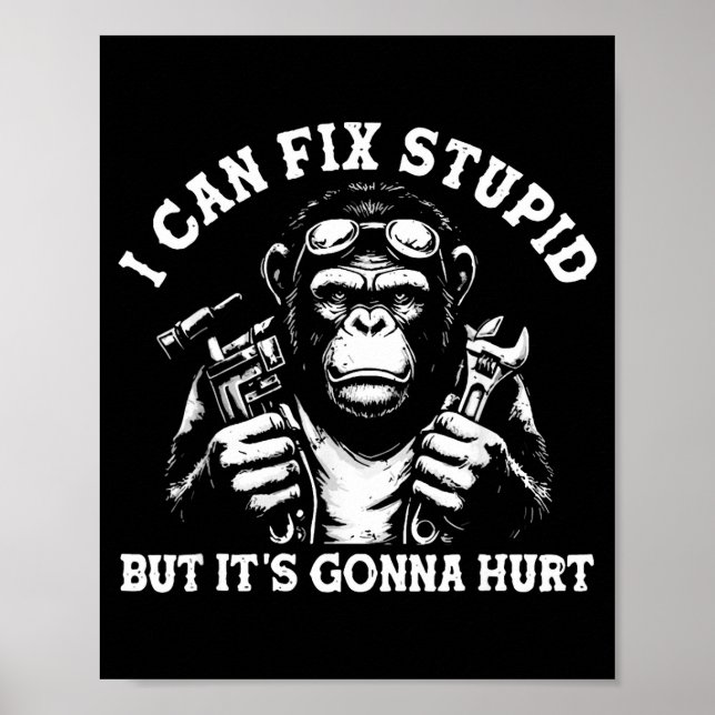 Poster I Can Fix Stud But It's Gonna Hurt Mechanic Funny  (Frente)