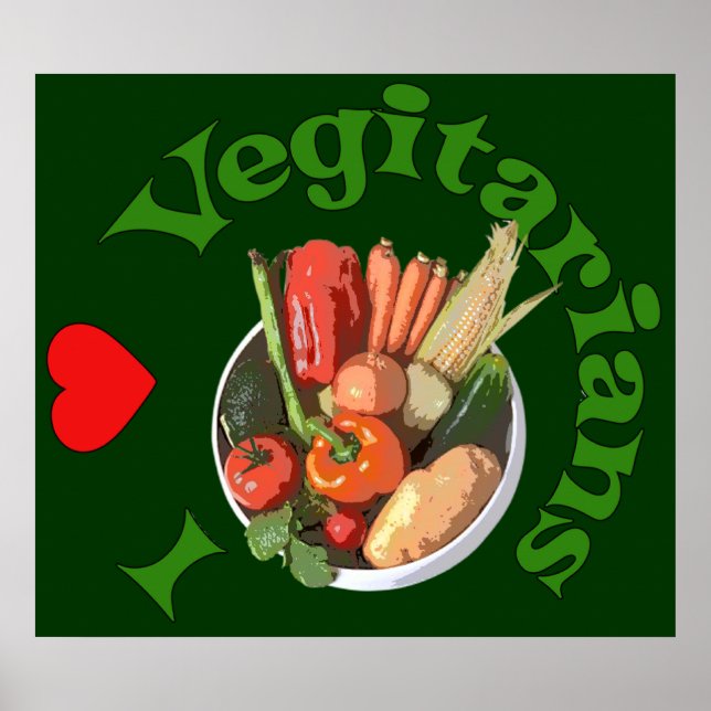 Póster I Coração de Vegetarianos (Frente)