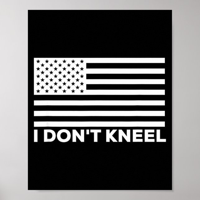 Poster I Don't Kneel  (Frente)