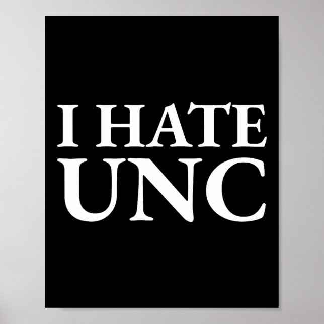 Poster I Hate Unc Sketll Rivalry  (Frente)