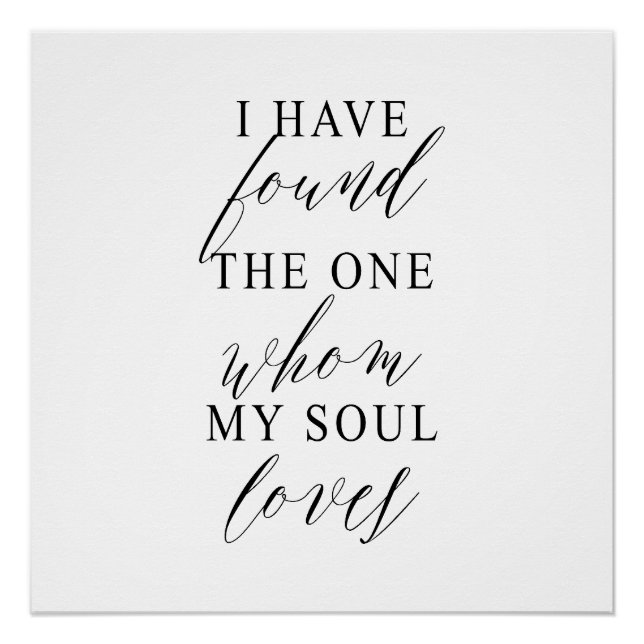 Póster I Have Found The One Wedding Backdrop Banner (Frente)