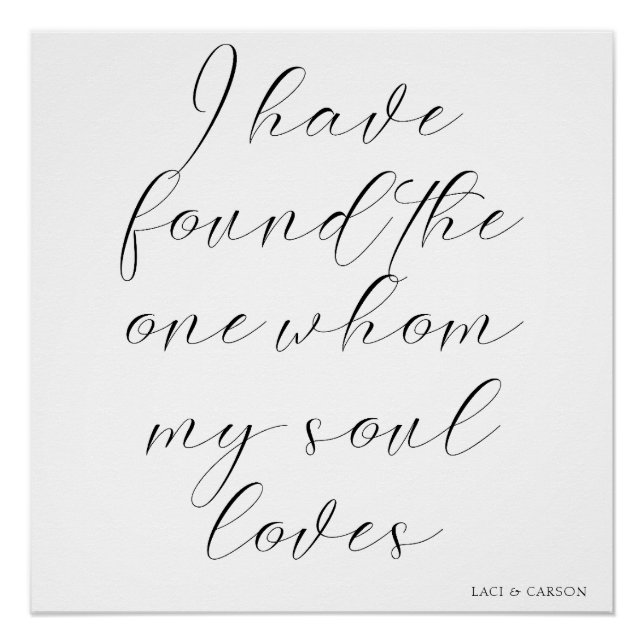 Póster "I Have Found The One" Wedding Backdrop Banner  (Frente)