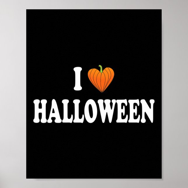 Poster I Heart Halloween Costume (Frente)