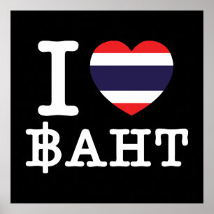 Póster I Heart (Love) Baht