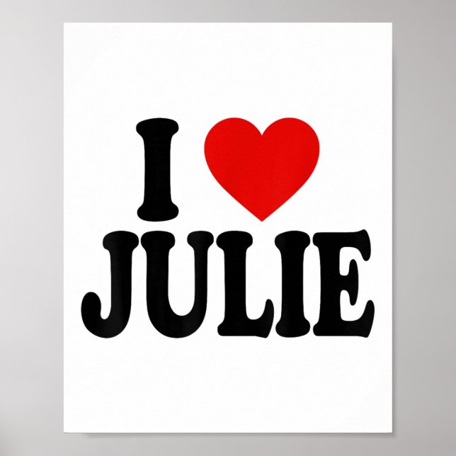 Poster I Heart Love Julie _1 (Frente)