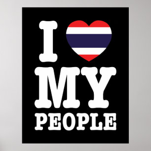 Poster I Heart (Love) My Thai Pessoas