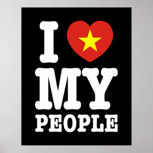 Poster I Heart (Love) My Viet Pessoas