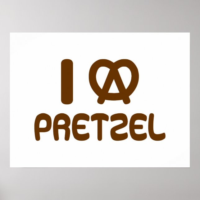 Poster I Heart Pretzel (Frente)