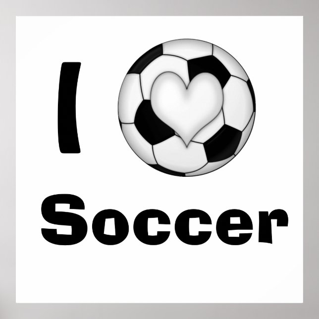 Póster I Heart Soccer (Frente)