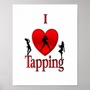 Poster I Heart Tap Dance