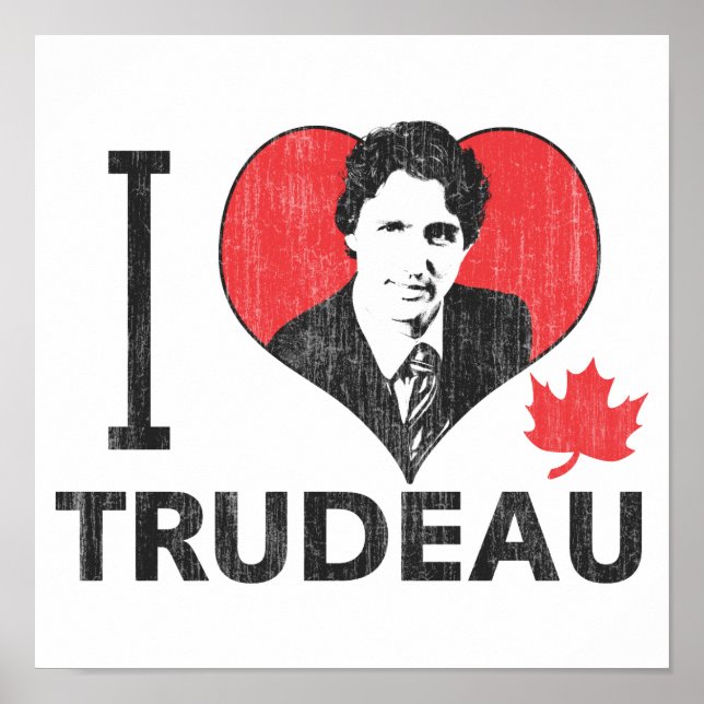 Póster I Heart Trudeau (Frente)