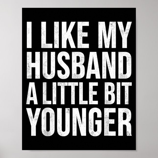 Poster I Like My Husband A Little Bit Younger  (Frente)