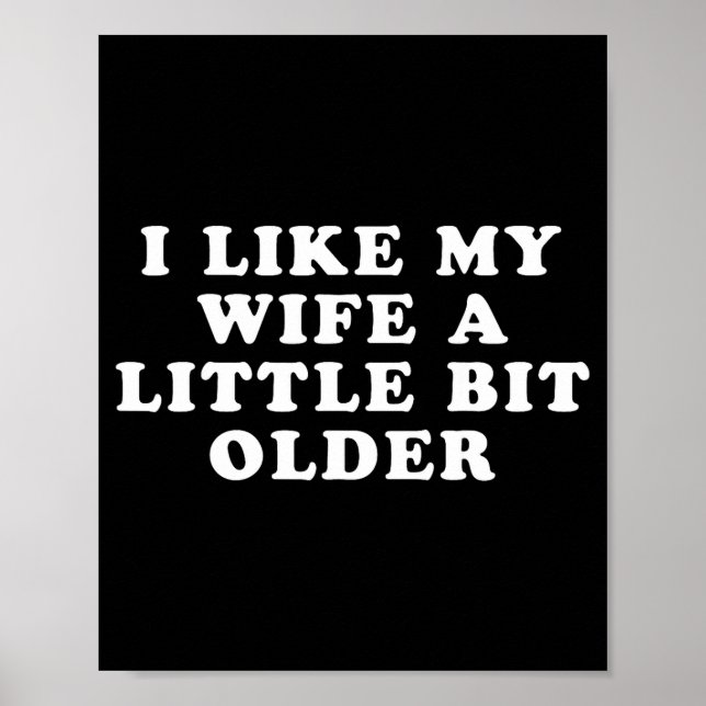 Poster I Like My Wife A Little Bit Older  (Frente)