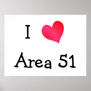 Poster I Love Area 51