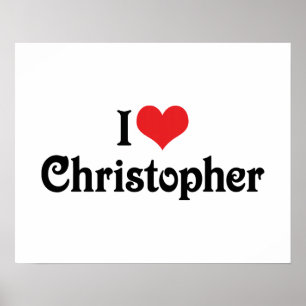 Póster I Love Christopher